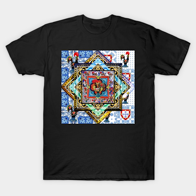 Portuguese folk art T-Shirt by Azorean1963